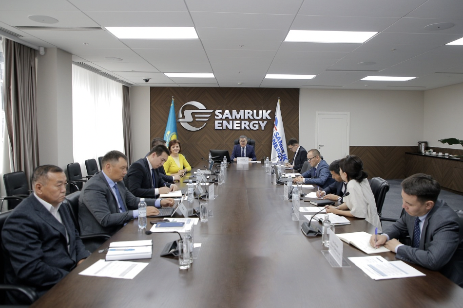 Occupational safety meeting at Samruk-Energy 