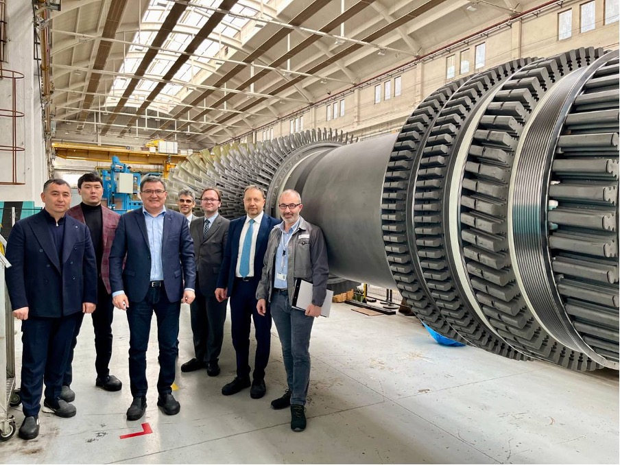 Глава Самрук-Энерго посетил завод Ansaldo Energia в Италии