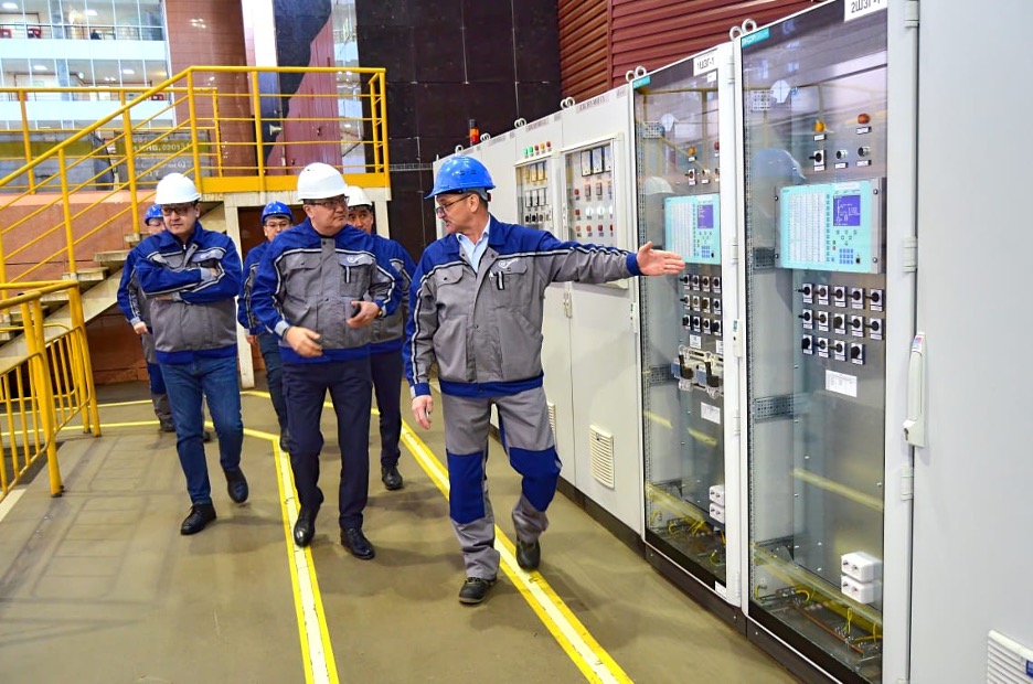 “Samruk-Energy” JSC management team visited Shulbinsk HPP