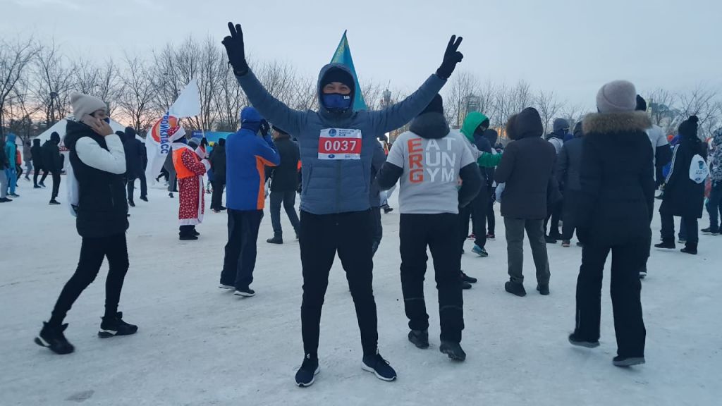 За пределами возможного: сотрудники «Самрук-Энерго» приняли участие в Astana Winter Marathon