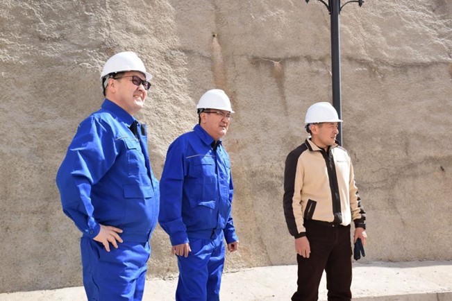 Рабочая поездка руководства АО «Самрук-Энерго» на Мойнакскую ГЭС